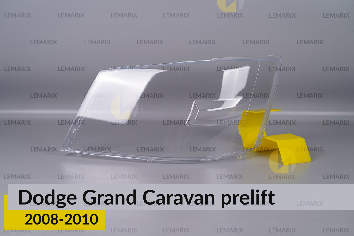 Стекло фары Dodge Grand Caravan (2008-2010) дорест левое