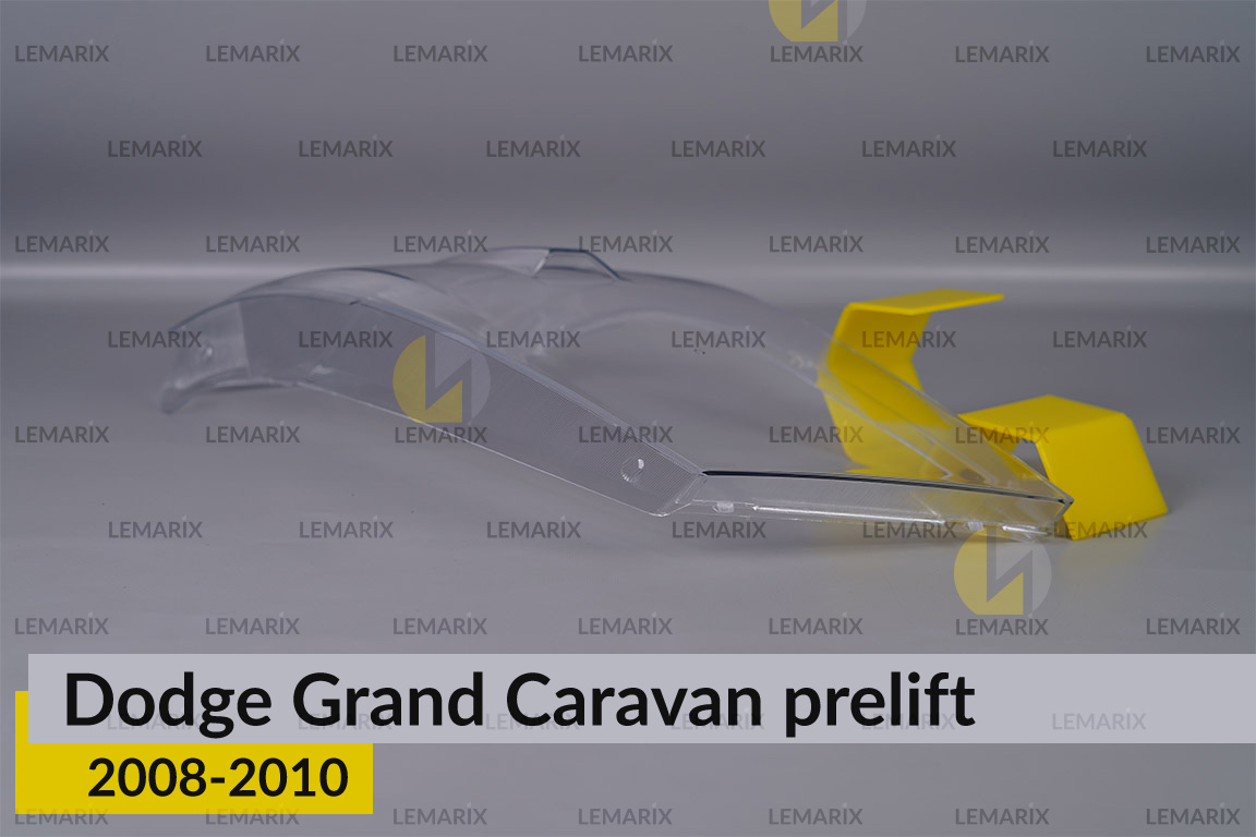 Стекло фары Dodge Grand Caravan (2008-2010) дорест левое