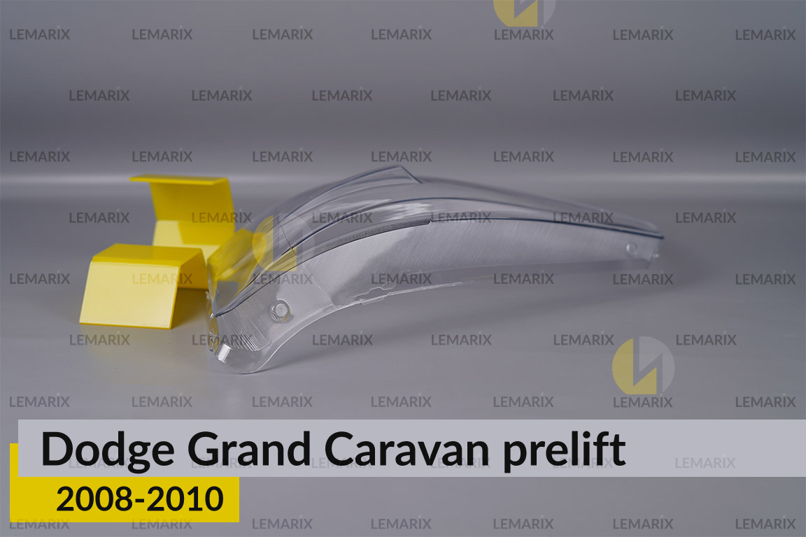 Стекло фары Dodge Grand Caravan (2008-2010) дорест левое