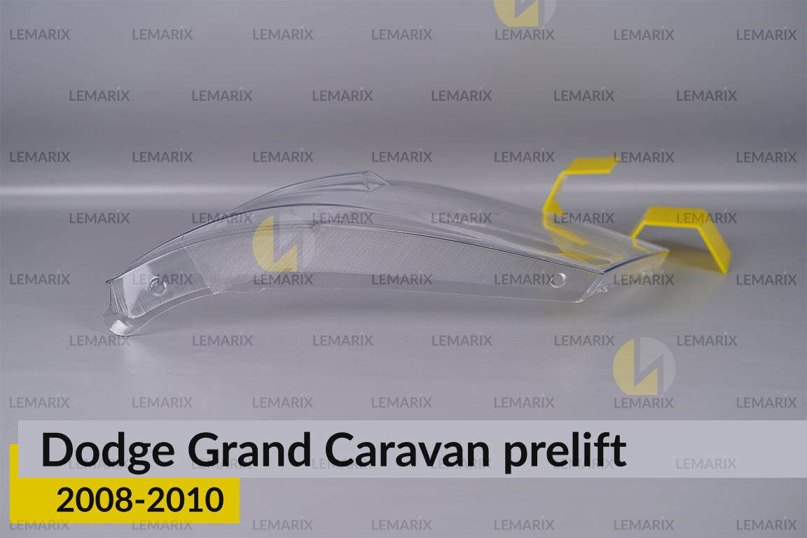 Скло фари Dodge Grand Caravan (2008-2010) дорест ліве