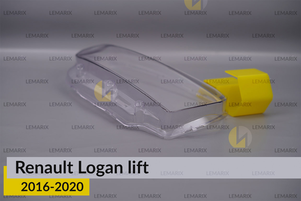 Скло фари Renault Logan (2016-2020) рест праве