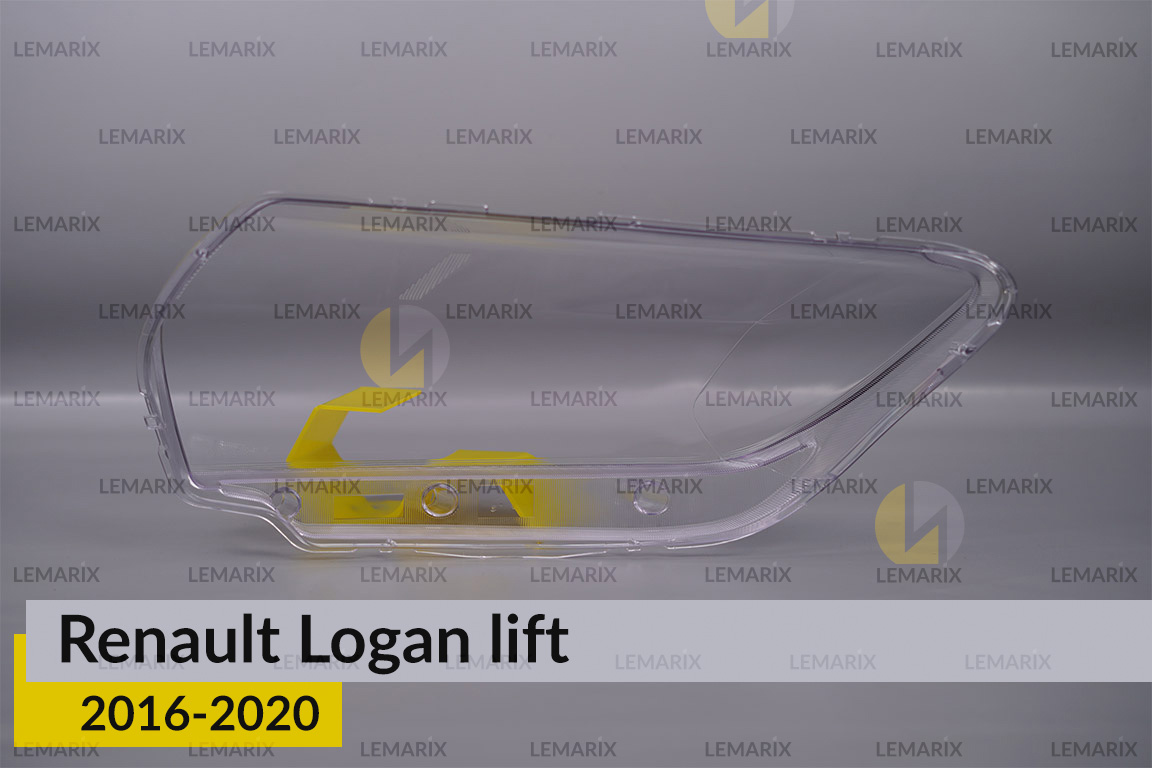 Скло фари Renault Logan (2016-2020) рест праве