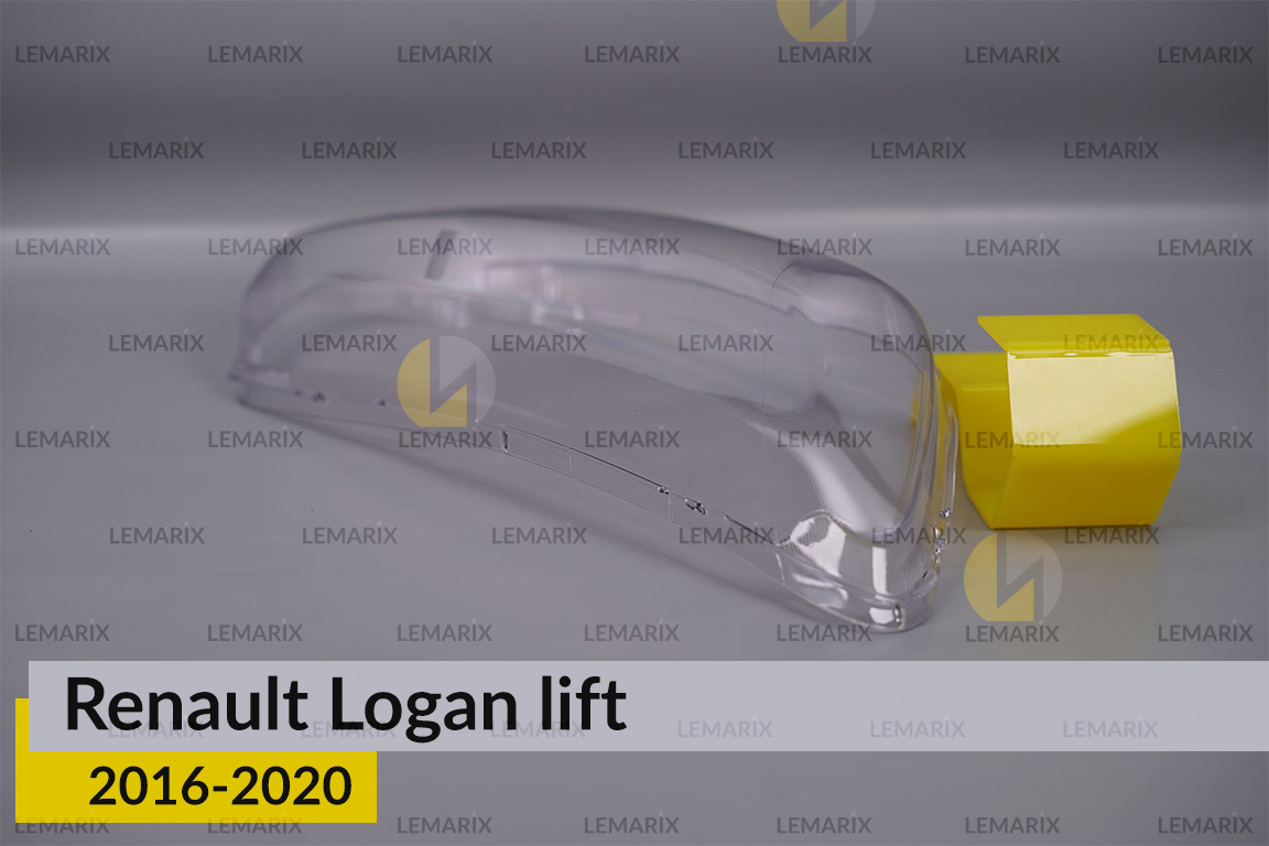 Скло фари Renault Logan (2016-2020) рест праве