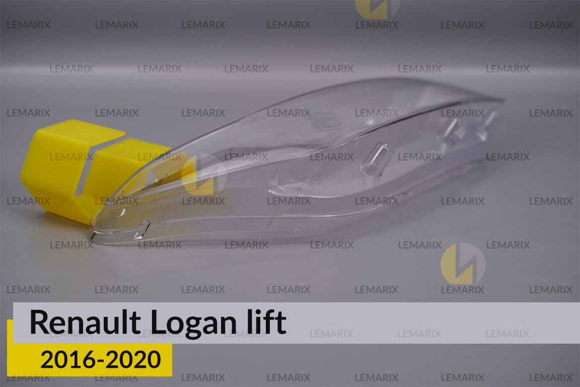 Скло фари Renault Logan (2016-2020) рест праве