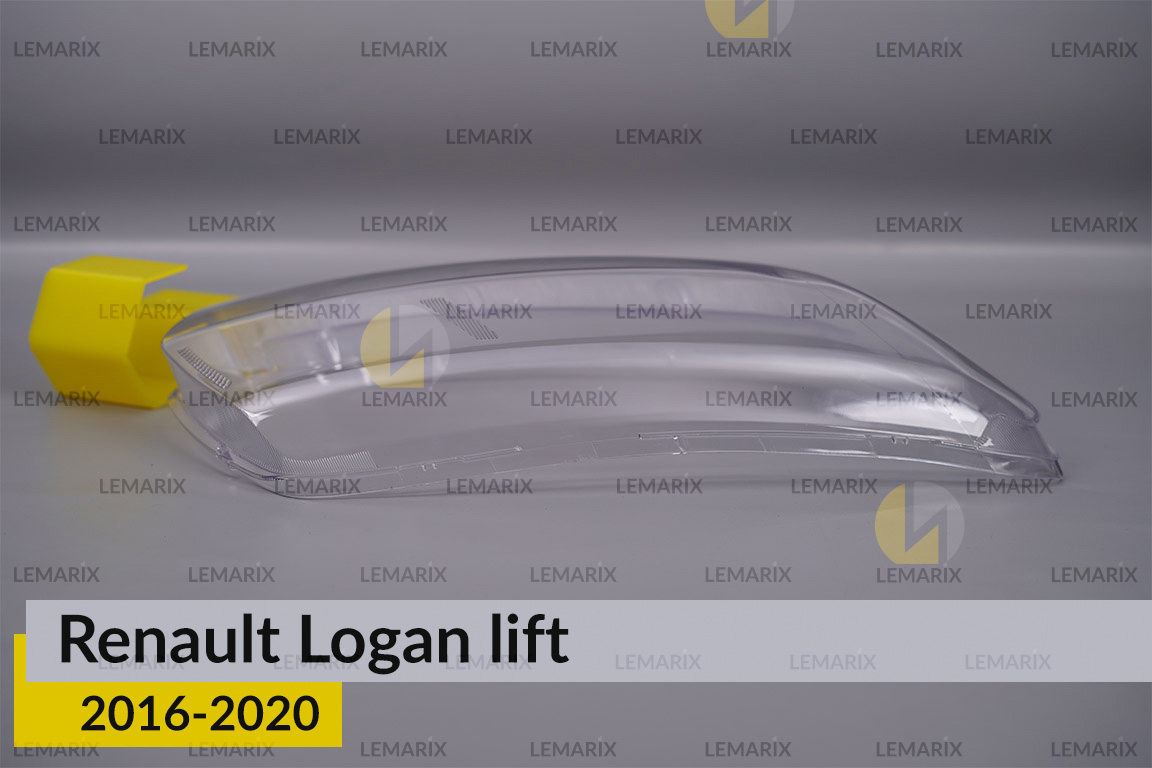 Скло фари Renault Logan (2016-2020) рест праве