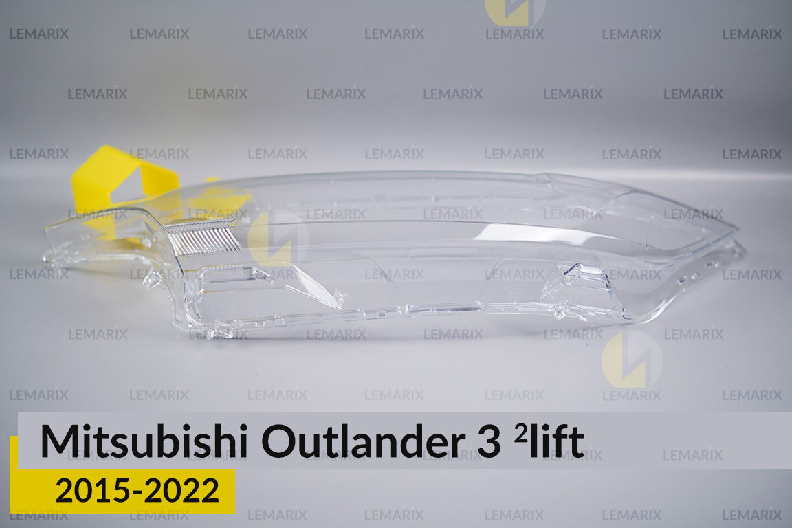 Стекло фары Mitsubishi Outlander 3 (2015-2022) 2 рест левое