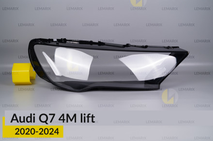 Стекло фары Audi Q7 4M (2020-2024) рест правое