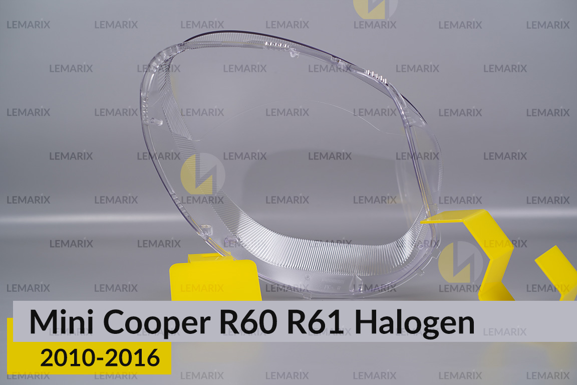 Стекло фары Mini Cooper Countryman Paceman R60 R61 Halogen (2010-2016) левое