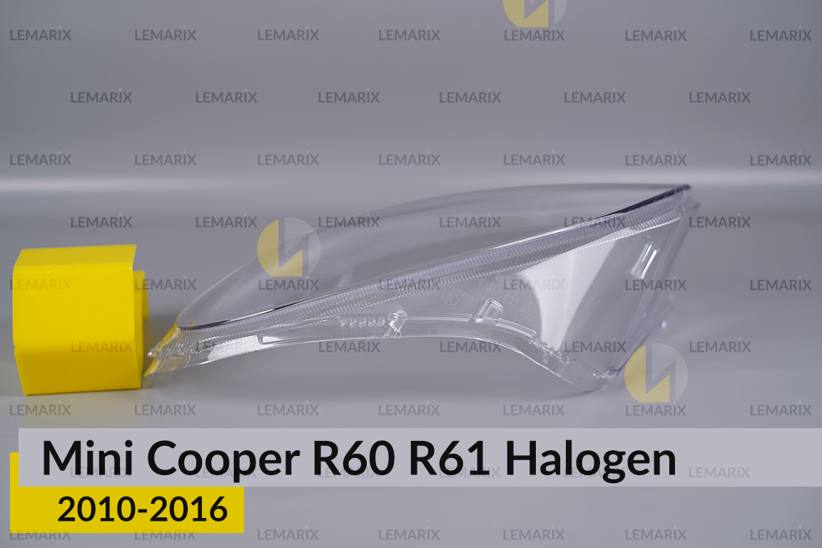 Стекло фары Mini Cooper Countryman Paceman R60 R61 Halogen (2010-2016) левое