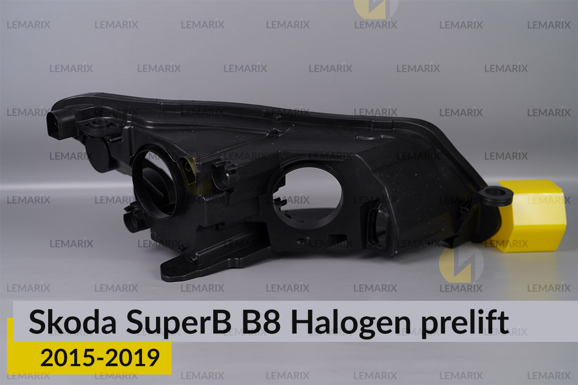 Корпус фари Skoda SuperB B8 Halogen (2015-2019) дорест лівий