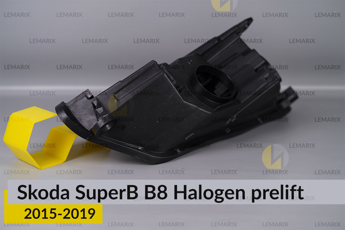 Корпус фари Skoda SuperB B8 Halogen (2015-2019) дорест лівий
