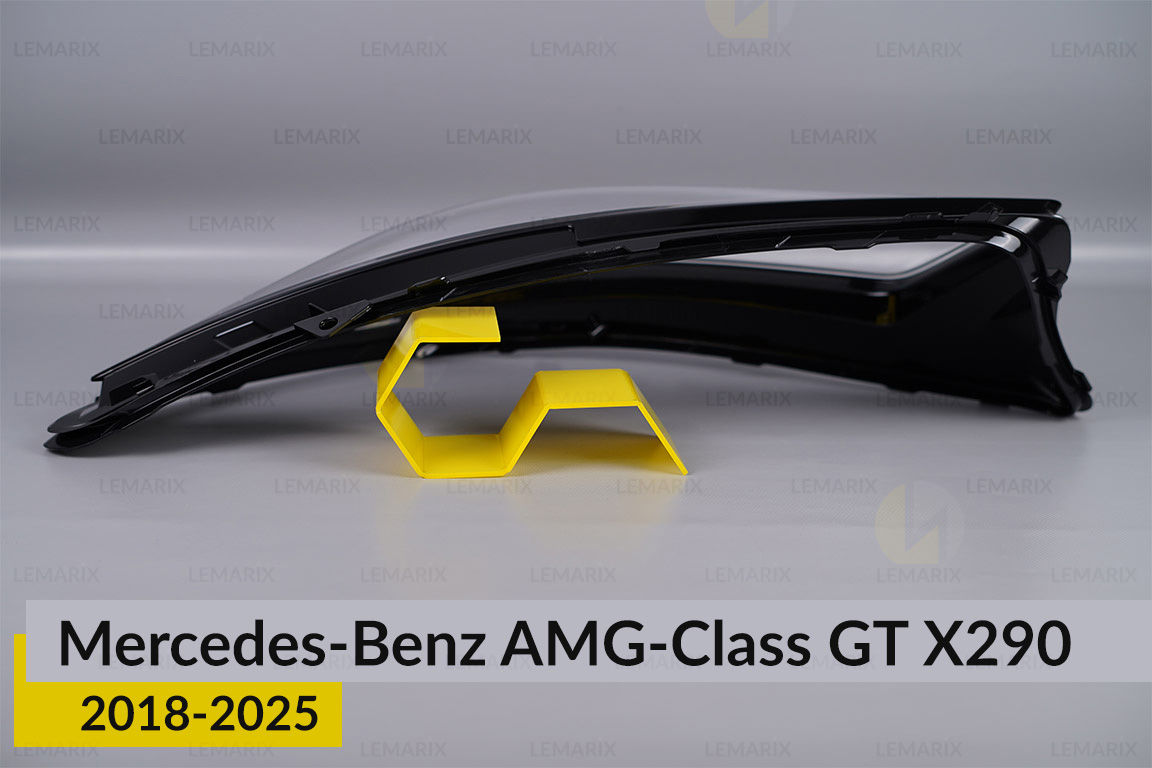 Стекло фары Mercedes-Benz AMG-Class GT X290 (2018-2025) левое