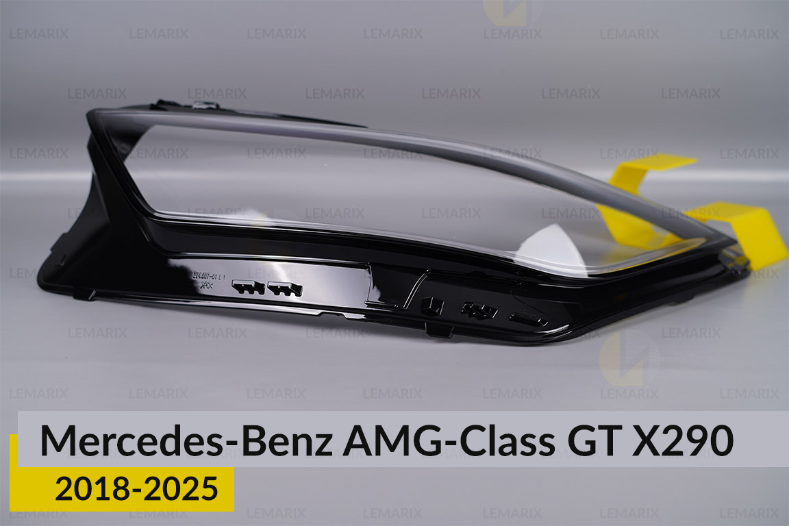 Стекло фары Mercedes-Benz AMG-Class GT X290 (2018-2025) левое