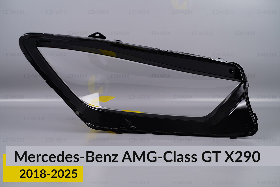Стекло фары Mercedes-Benz AMG-Class GT X290 (2018-2025) левое