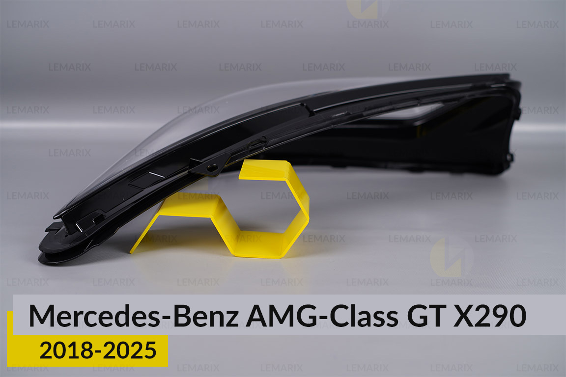 Стекло фары Mercedes-Benz AMG-Class GT X290 (2018-2025) левое
