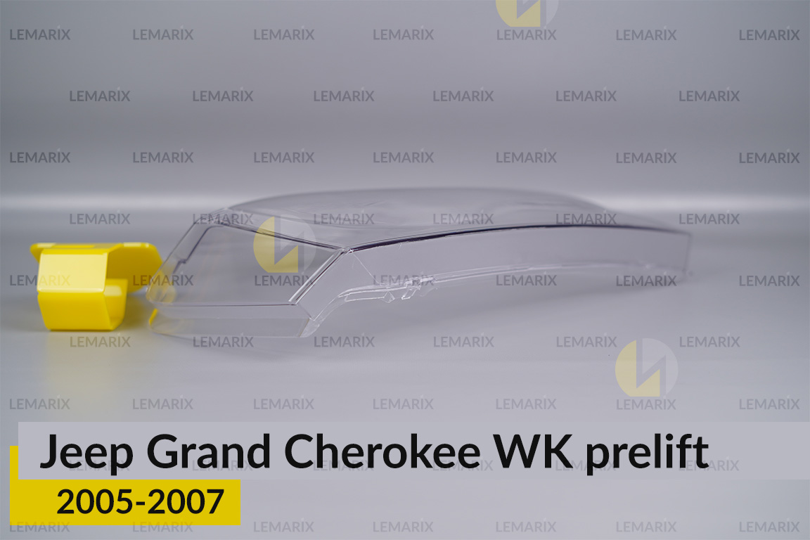 Скло фари Jeep Grand Cherokee WK (2005-2007) дорест праве
