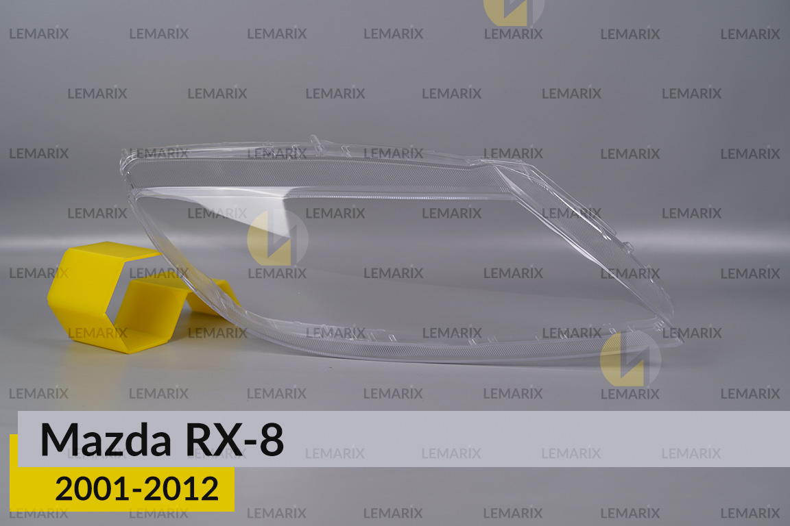 Скло фари Mazda RX-8 (2001-2012) праве