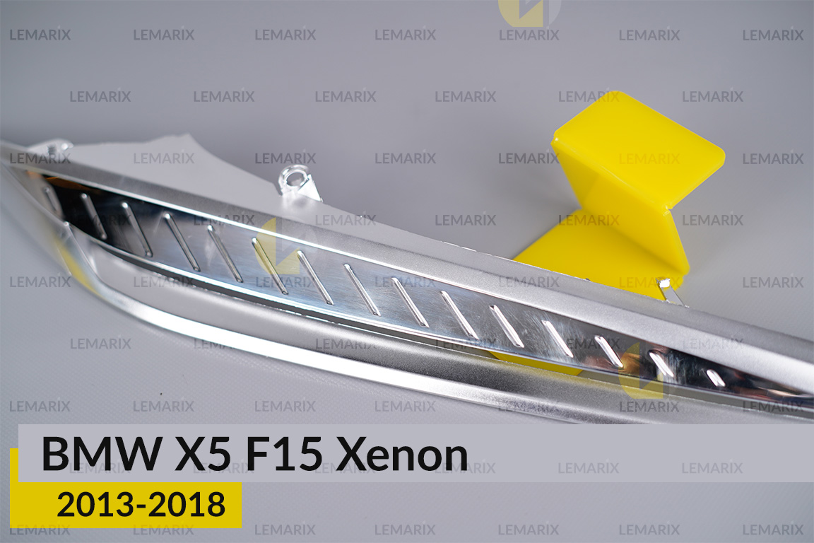 Хромована декоративна маска верхня BMW X5 F15 Xenon (2013-2018) права