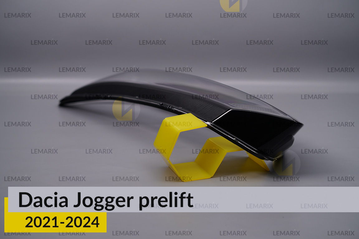 Скло фари Dacia Jogger (2020-2025) дорест/1 рест ліве