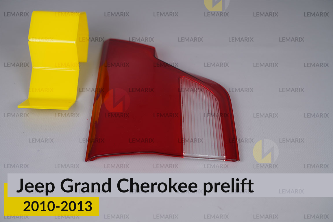 Скло заднього ліхтаря внутрішнє в кришці багажника Jeep Grand Cherokee (2010-2013) дорест ліве