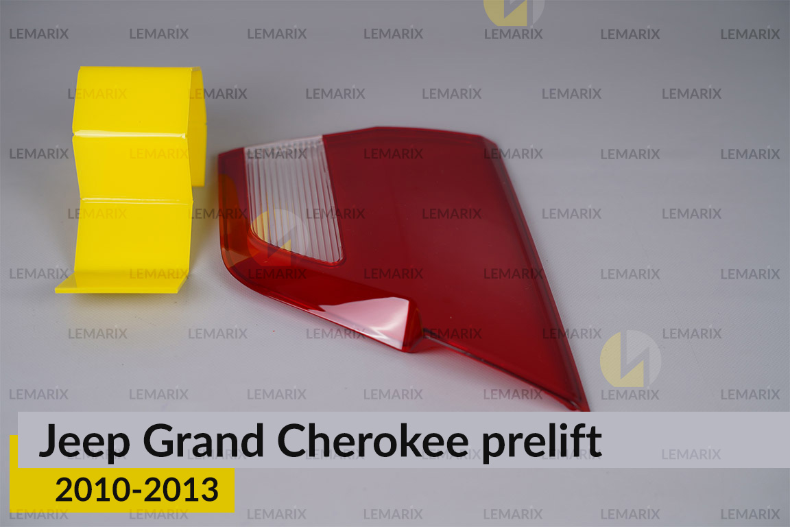 Скло заднього ліхтаря внутрішнє в кришці багажника Jeep Grand Cherokee (2010-2013) дорест ліве