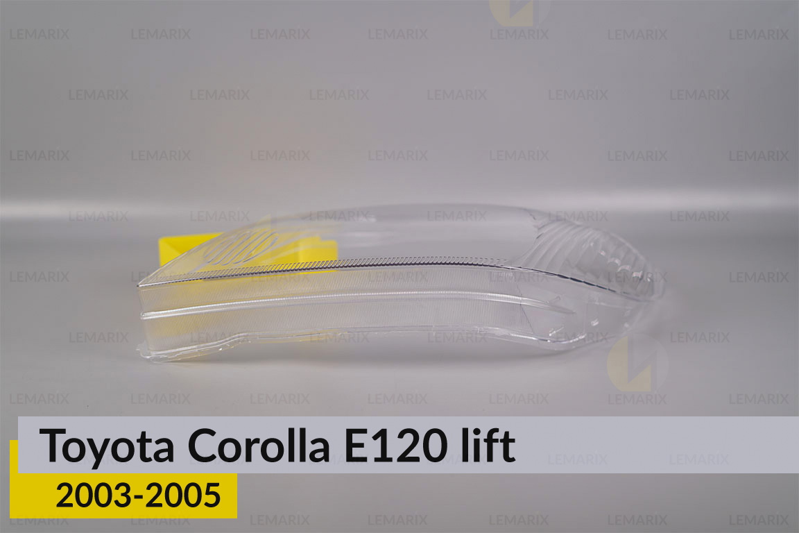 Скло фари Toyota Corolla E120 (2003-2005) 1 рест ліве
