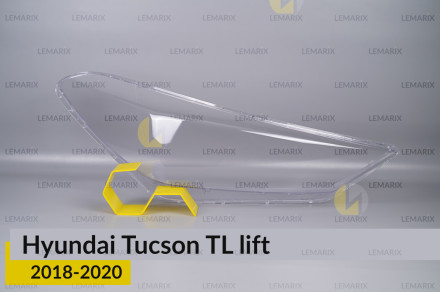 Скло фари Hyundai Tucson TL (2018-2020) рест праве