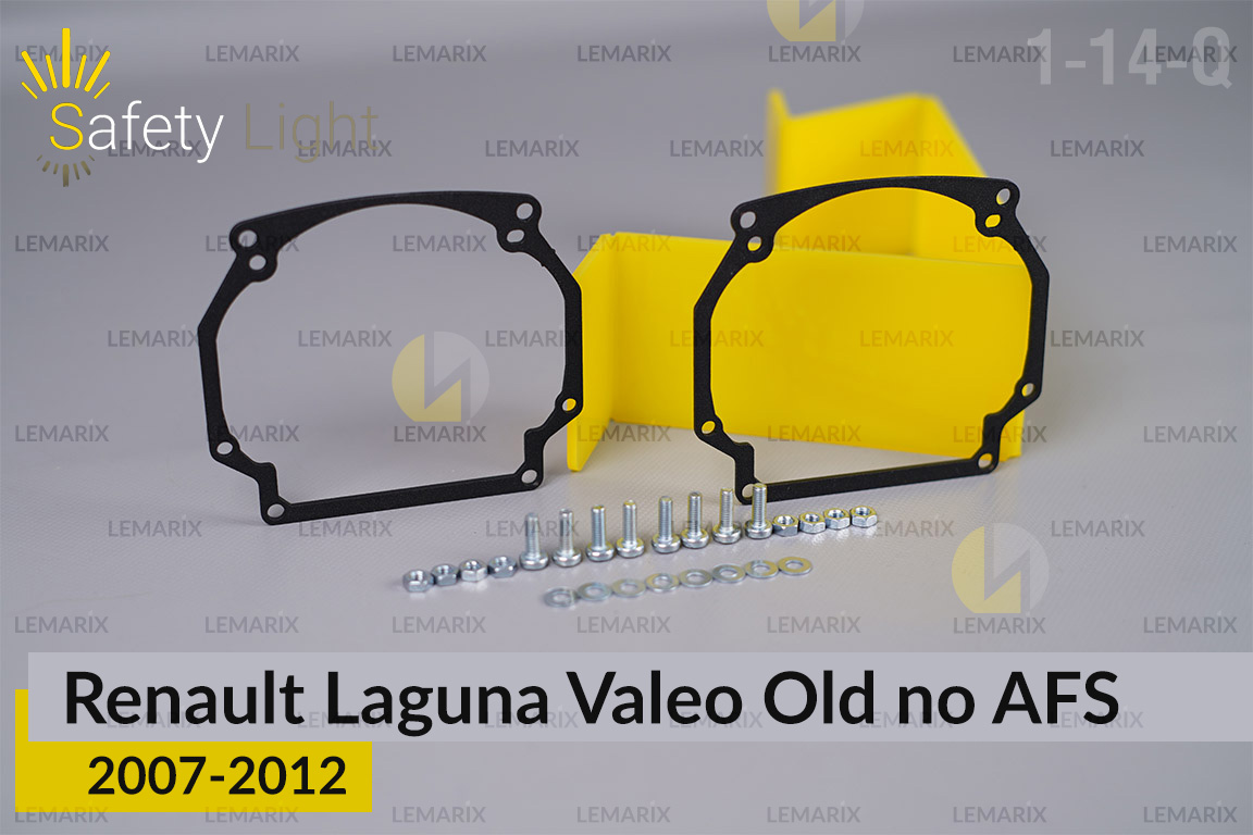 Переходная рамка для Renault Laguna Valeo old no AFS (2007-2012)