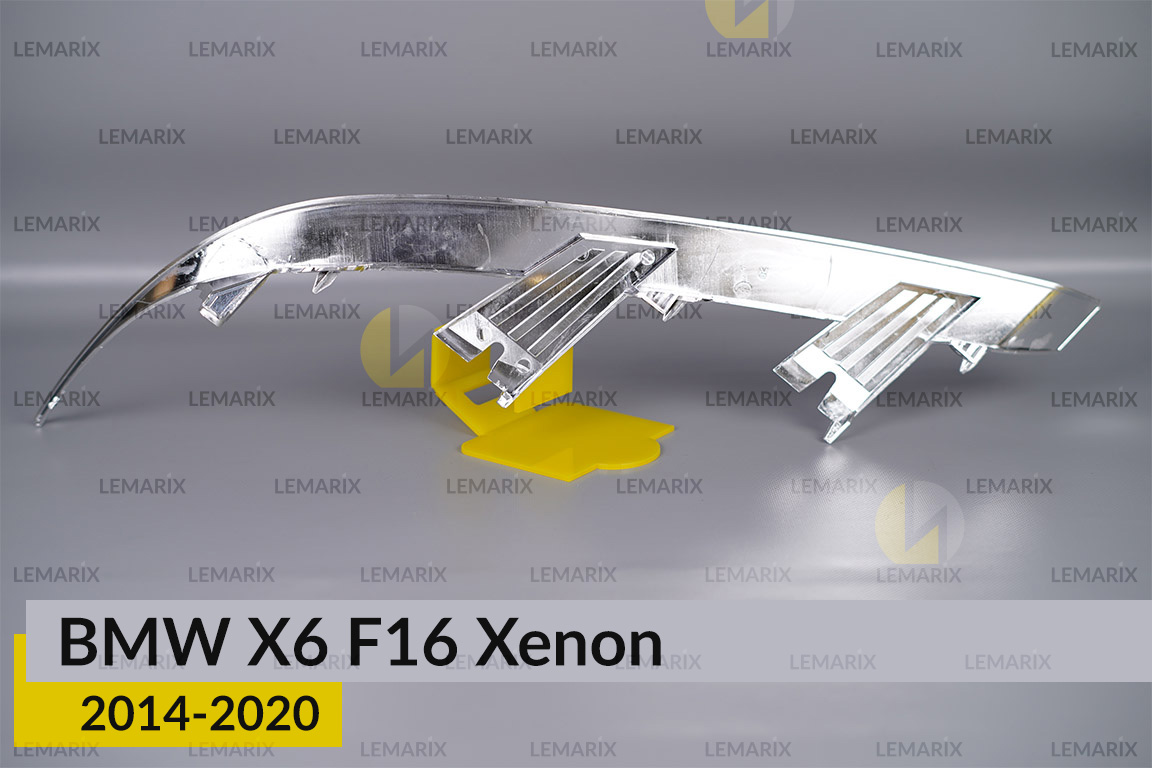 Хромована декоративна маска нижня BMW X6 F16 Xenon (2014-2020) права