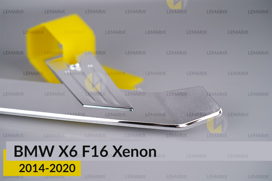 Хромована декоративна маска нижня BMW X6 F16 Xenon (2014-2020) права