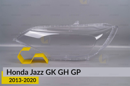 Скло фари Honda Jazz GK GH GP (2013-2020) ліве