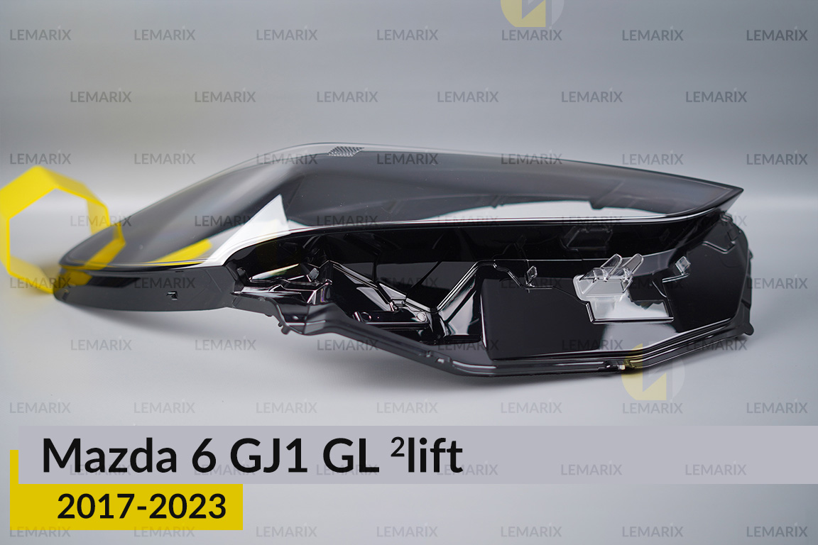 Скло фари Mazda 6 GJ1 GL (2017-2024) 2 рест праве