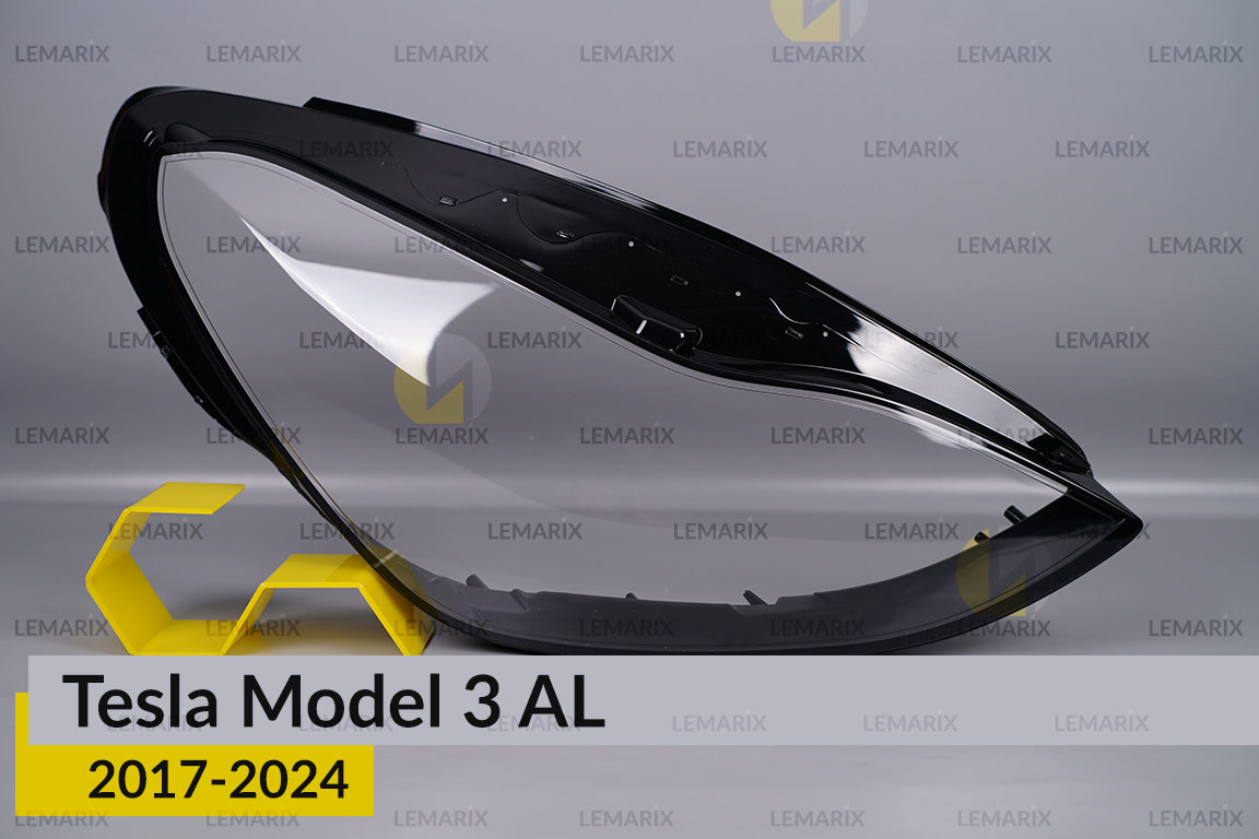 Скло фари Tesla Model 3 AL (2017-2023) праве