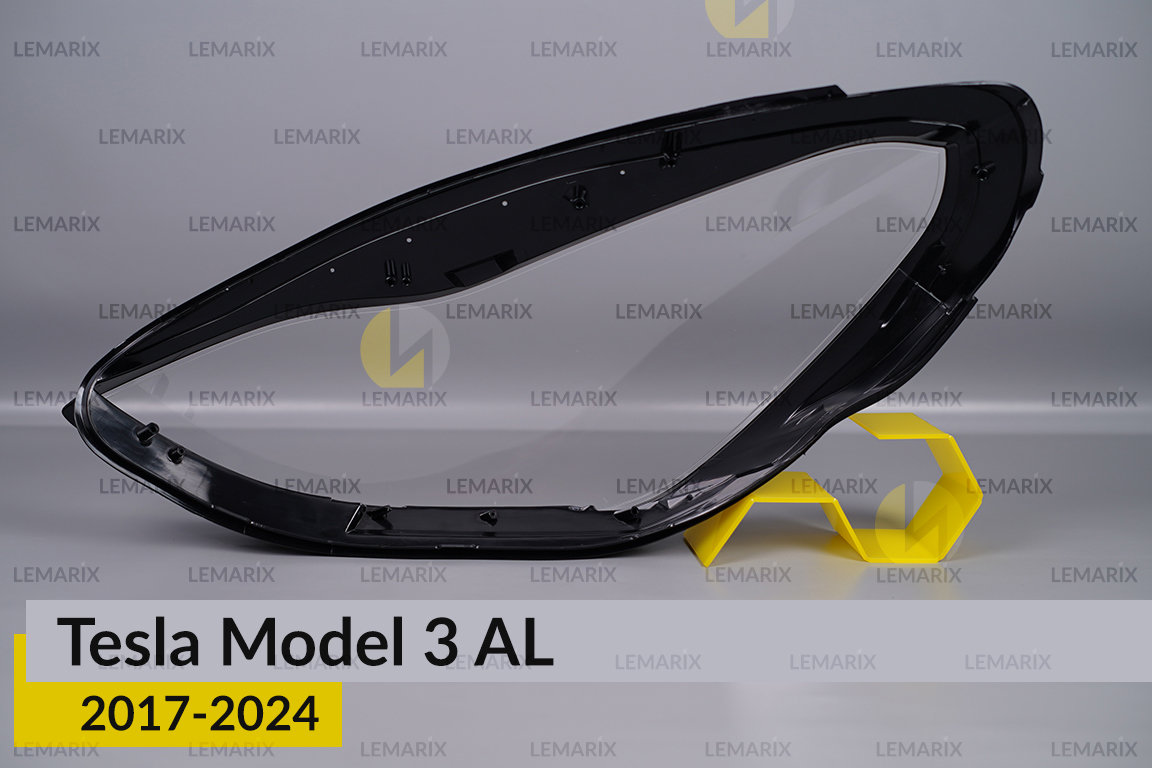 Скло фари Tesla Model 3 AL (2017-2023) праве
