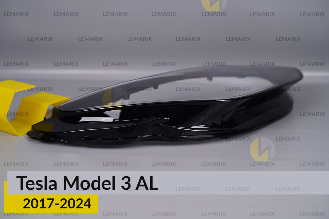 Скло фари Tesla Model 3 AL (2017-2023) праве
