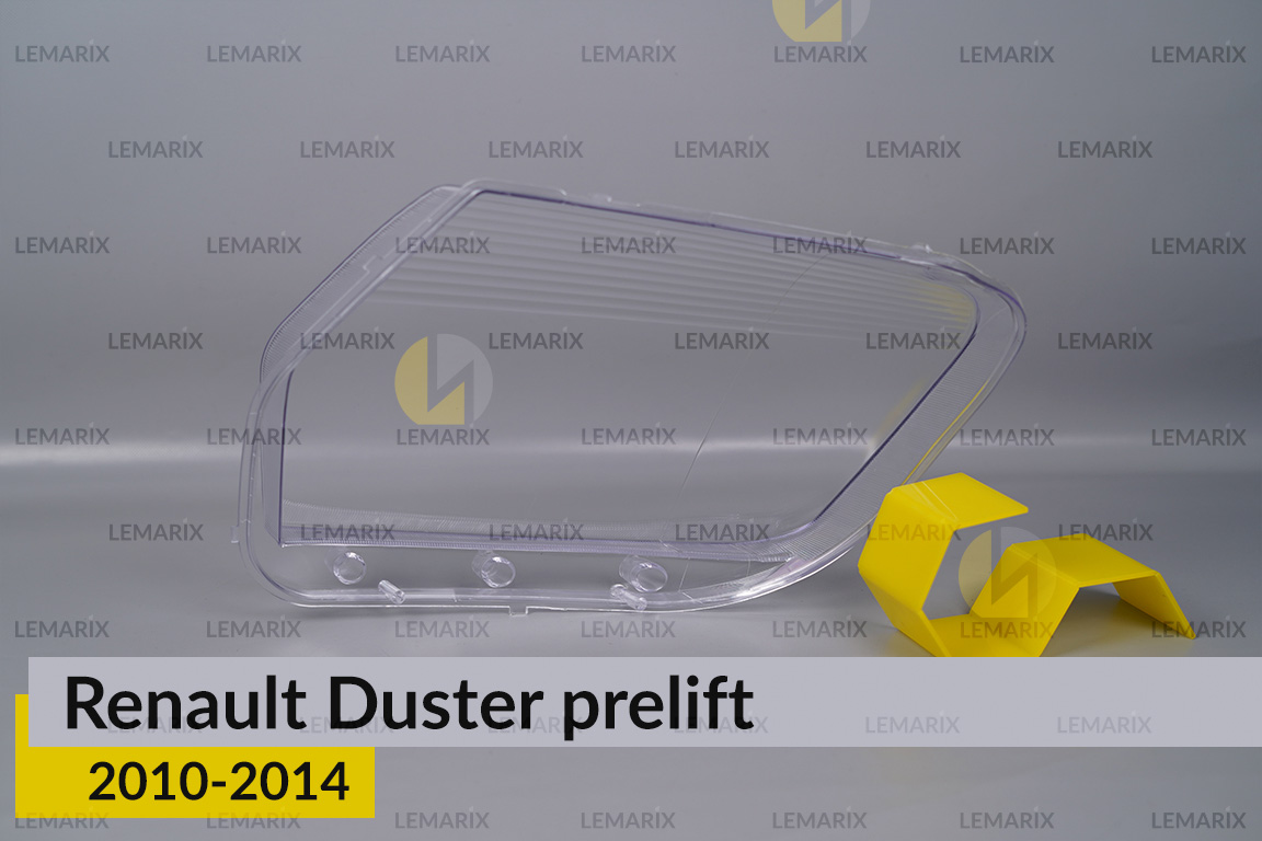 Стекло фары Renault Duster (2010-2014) дорест правое