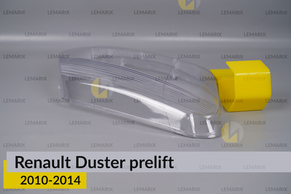 Стекло фары Renault Duster (2010-2014) дорест правое