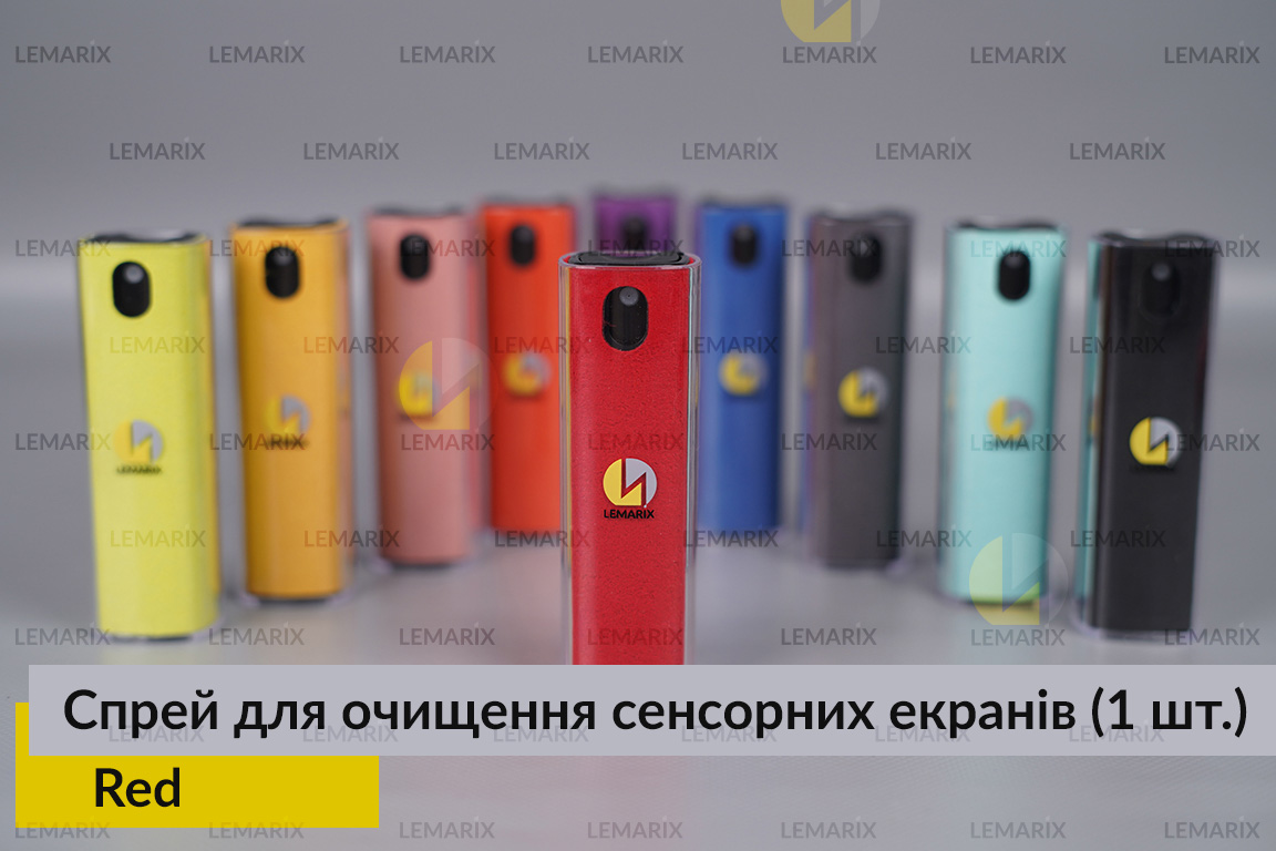 Спрей портативний для очищення сенсорних екранів Red Lemarix