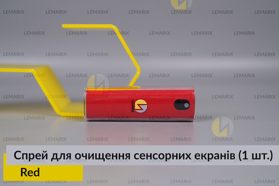 Спрей портативний для очищення сенсорних екранів Red Lemarix