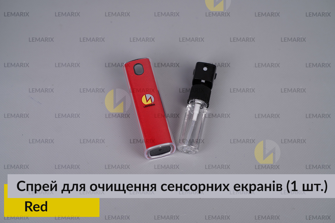 Спрей портативний для очищення сенсорних екранів Red Lemarix