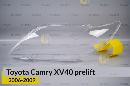 Скло фари Toyota Camry XV40 (2006-2009) дорест ліве