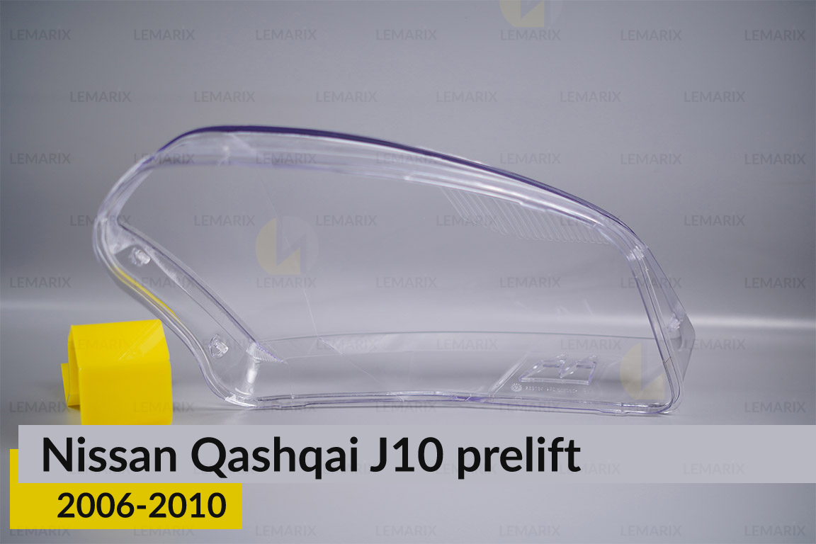 Стекло фары Nissan Qashqai J10 (2006-2010) дорест левое