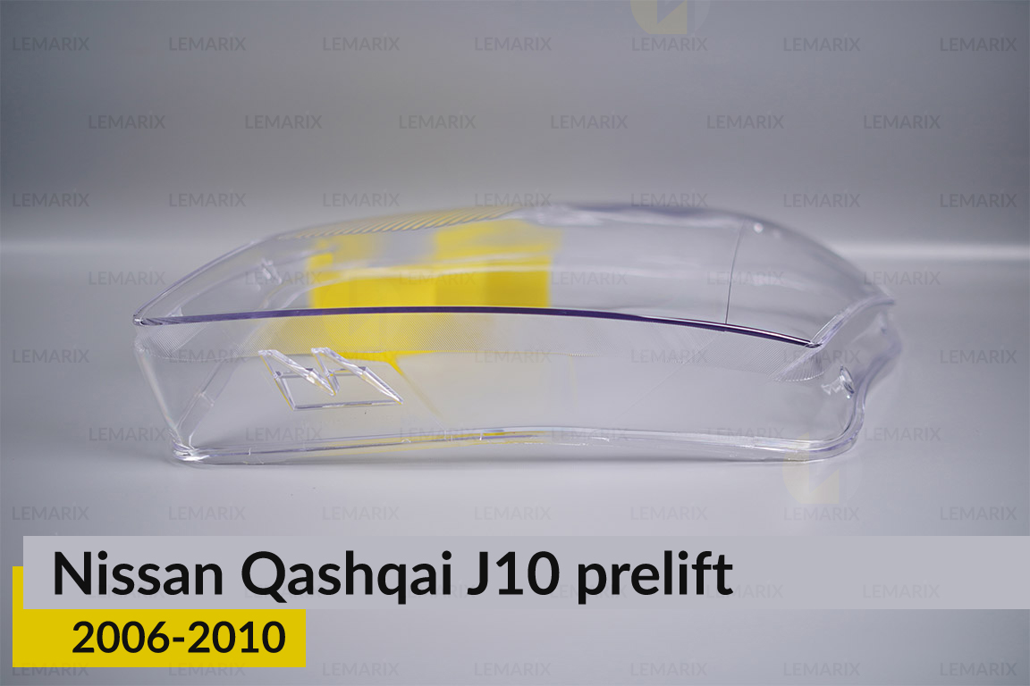 Стекло фары Nissan Qashqai J10 (2006-2010) дорест левое