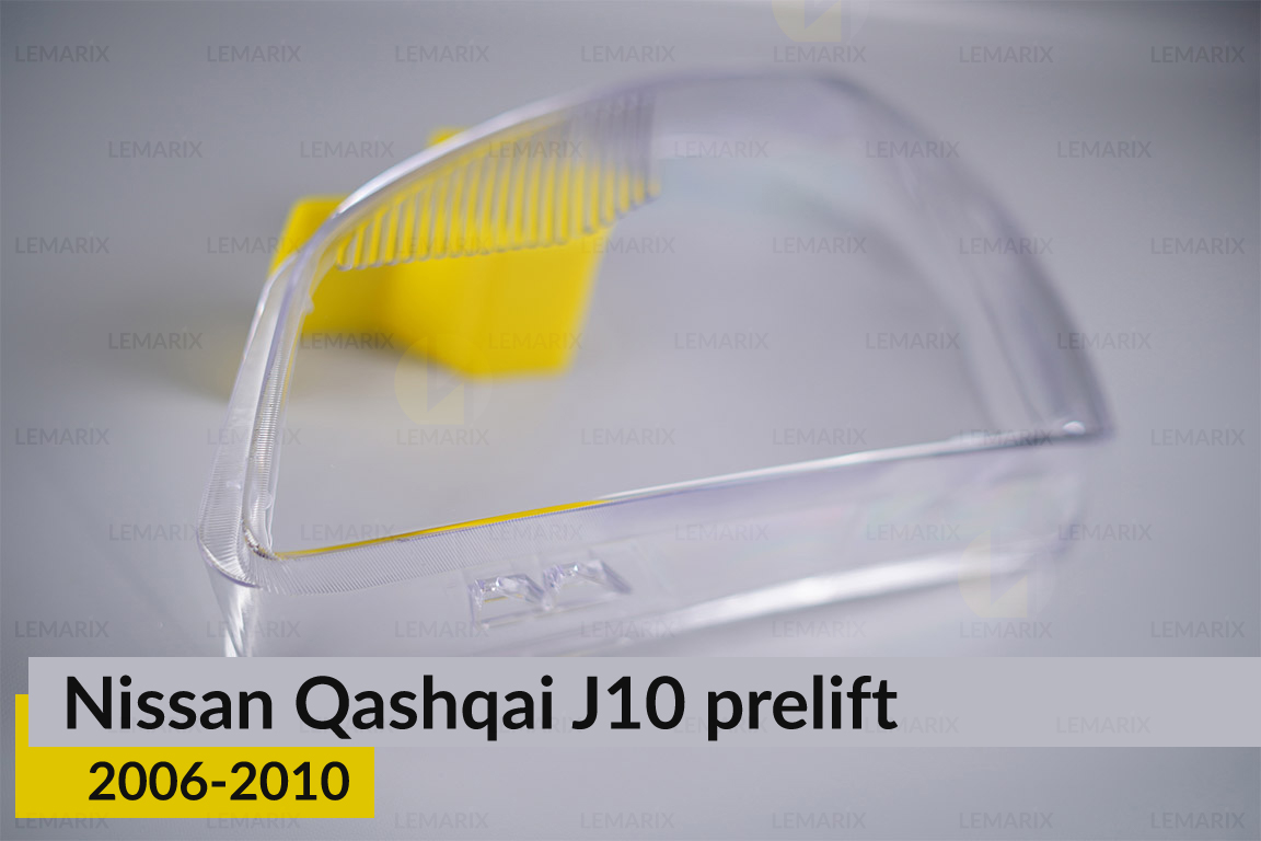 Стекло фары Nissan Qashqai J10 (2006-2010) дорест левое