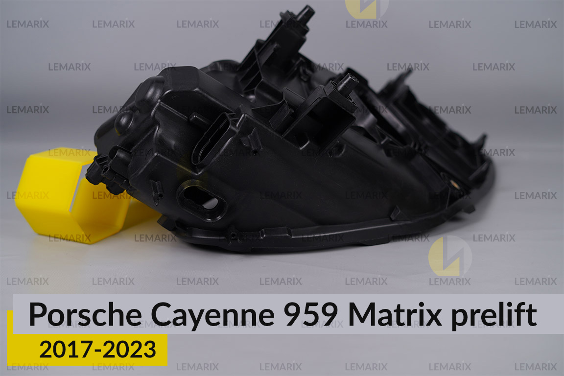 Корпус фари Porsche Cayenne 959 Matrix (2017-2023) дорест лівий