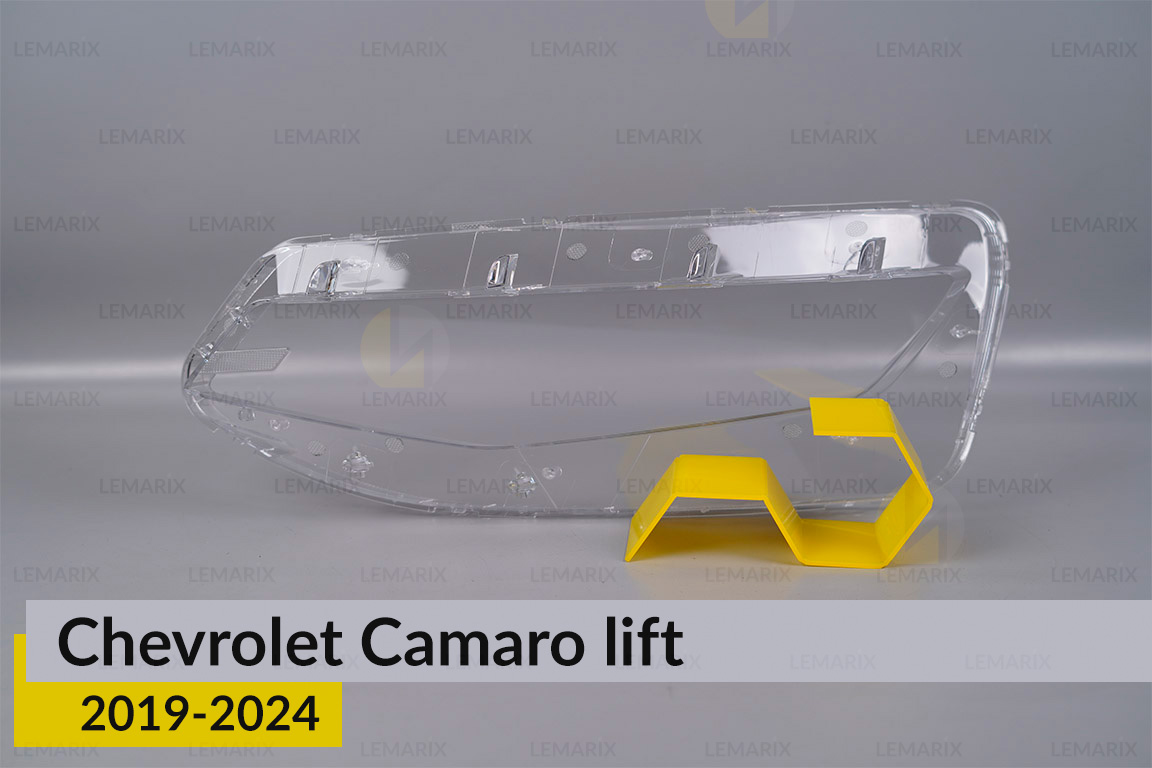 Стекло фары Chevrolet Camaro (2019-2024) рест левое