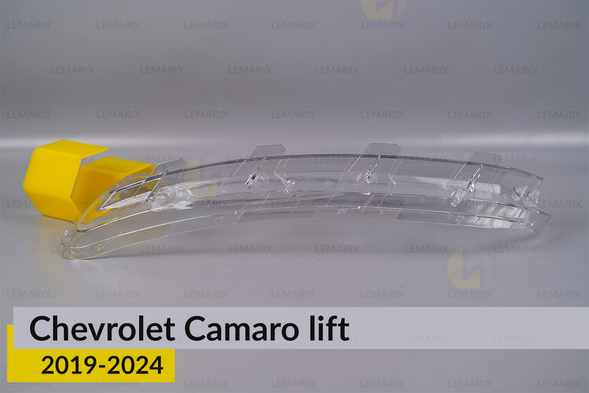 Стекло фары Chevrolet Camaro (2019-2024) рест левое