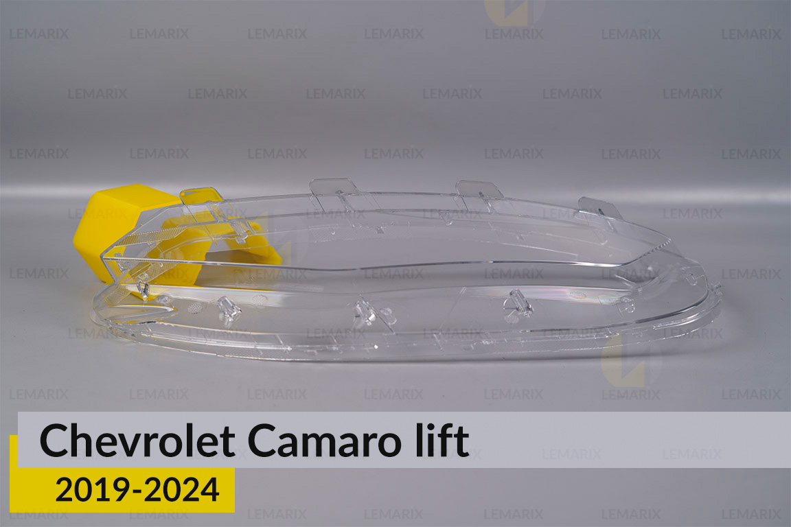 Стекло фары Chevrolet Camaro (2019-2024) рест левое