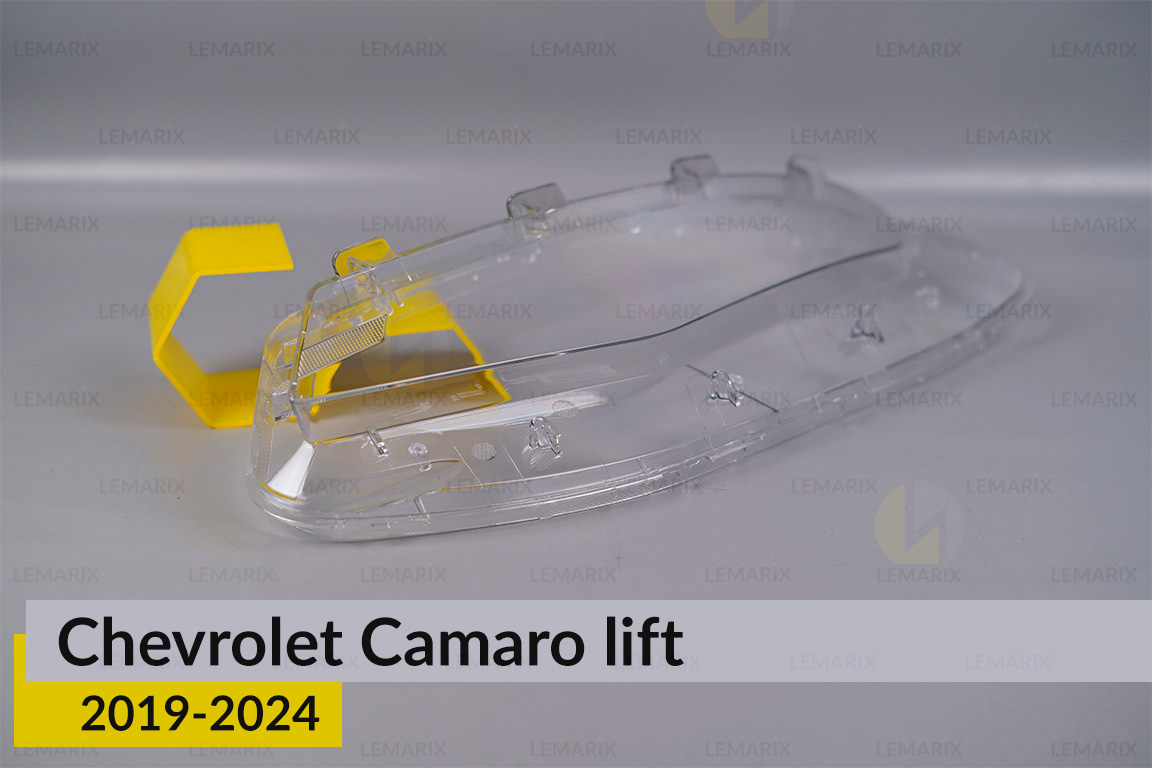 Стекло фары Chevrolet Camaro (2019-2024) рест левое