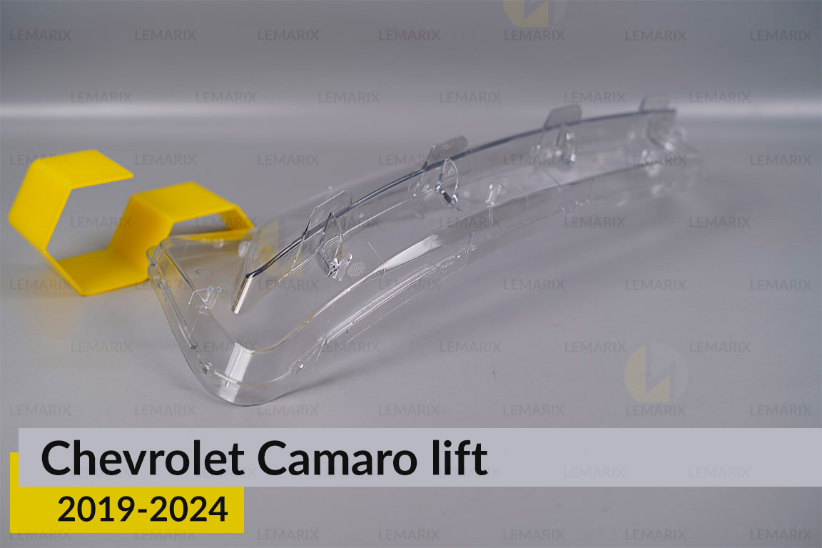 Стекло фары Chevrolet Camaro (2019-2024) рест левое